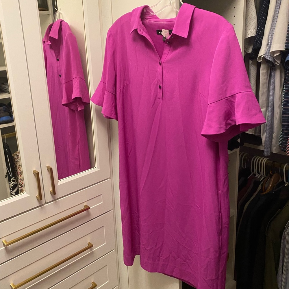 Banana Republic Shift Dress, Magenta